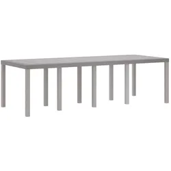 vidaXL, Gartentisch + Balkontisch, Halle (250 x 100 x 73 cm)