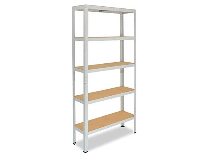 shelfplaza Office 180x120x30cm Schwerlastregal lichtgrau 5 Böden x 175kg Kellerregal · Lagerregal · Metallregal · Regale für Kellerraum · Steckregal · Abstellraum Regal