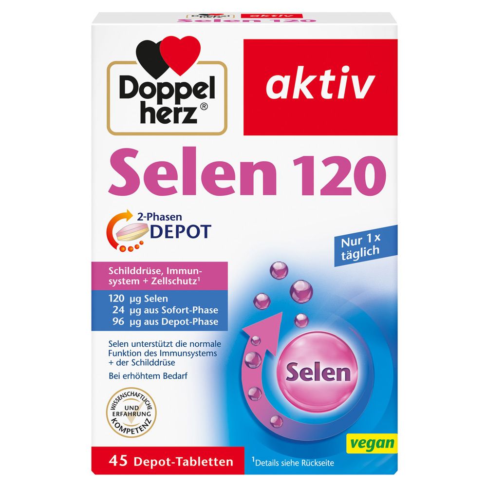Doppelherz Selen 120 2-Phasen Depot Tabletten 45 St
