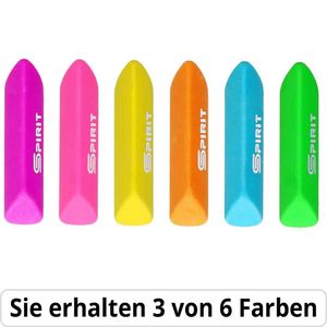Böttcher-AG Radiergummi, für Blei- und Buntstifte, aus Kunststoff, 3 Stück