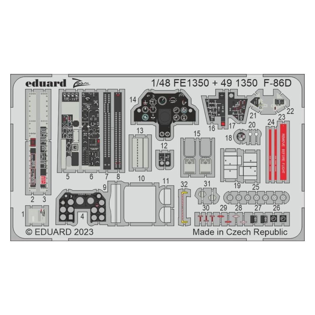 Eduard F-86D 48 REVELL (FE1350)