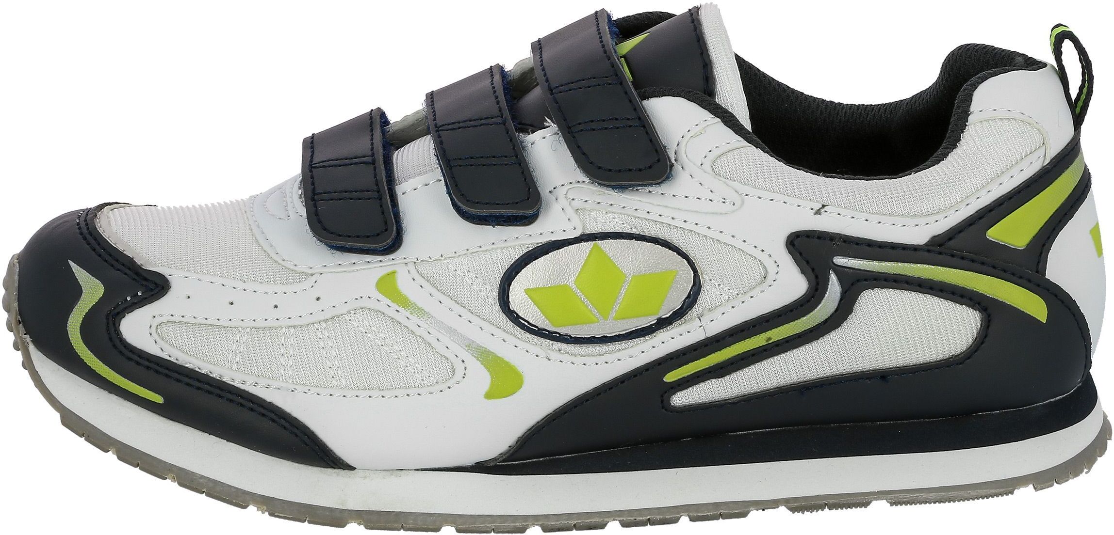 Laufschuh LICO "Sportschuh Nelson V", Herren, Gr. 40, Textil, schwarz-weiss (weiß), Synthetik, Schuhe Laufschuh weiß 40, Textil