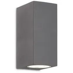 Ideal Lux Außenwandleuchte UP AP2, 2-flammig, 2x G9 max. 40W, Anthrazit IDEA-115337