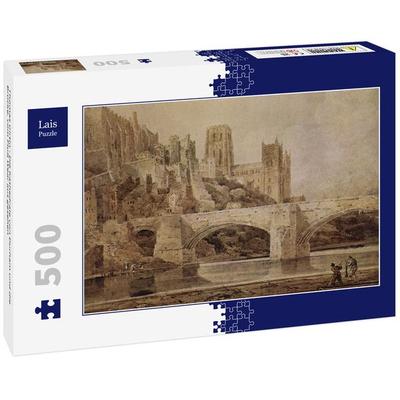 Lais Puzzle Thomas Girtin - Die Kathedrale von Durham und die Brücke, vom Fluß Wear aus gesehen 500 Teile