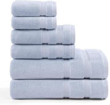 Tommy Hilfiger Harborside Solid Cotton 6 Piece Towel Set - 6 Piece