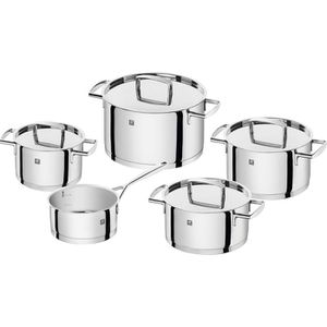 Zwilling Topfset Passion 66060-000, Edelstahl, induktionsgeeignet, mit 4 Deckeln, 5-teilig