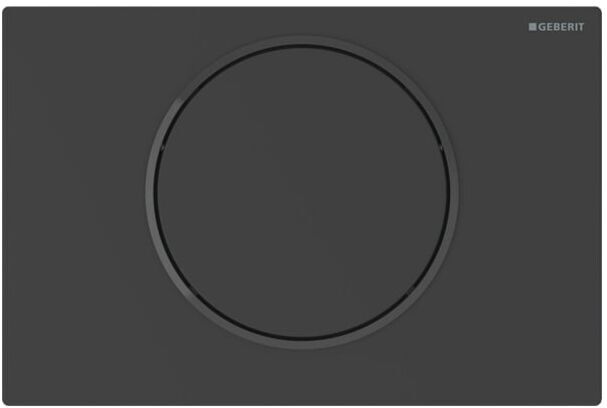 Geberit Sigma10 WC-Steuerung 115706166 rund, für Fernbetätigung Bluetooth, schwarz / matt, Batteriebetrieb