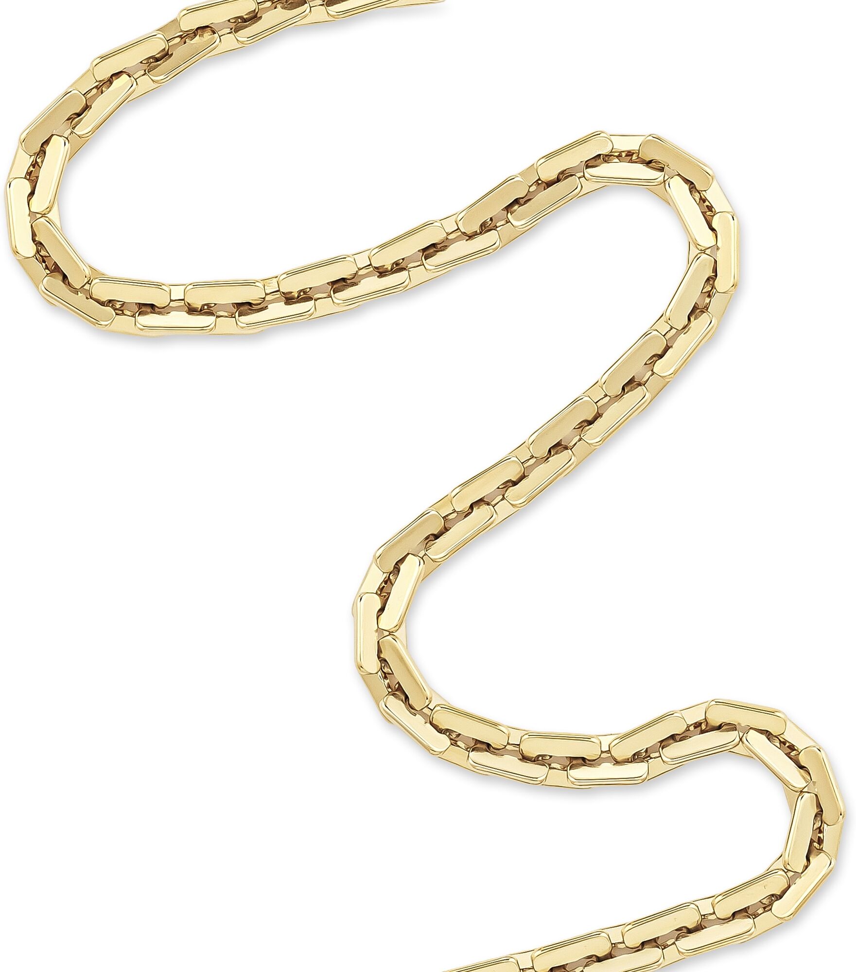 Edelstahlarmband COPENHAGEN STUDIOS "Schmuck Geschenk Edelstahl Armkette Unisex", gold (gelbgoldfarben), Armbänder, Damen, 22cm, Edelstahl, Edelstahlarmband