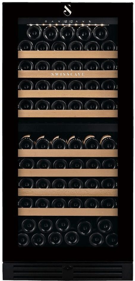 Swisscave Weinkühlschrank WLB-360 DF-MIX,2-Zonen Weinkühlschrank, 114 Flaschen, 127 cm (H)