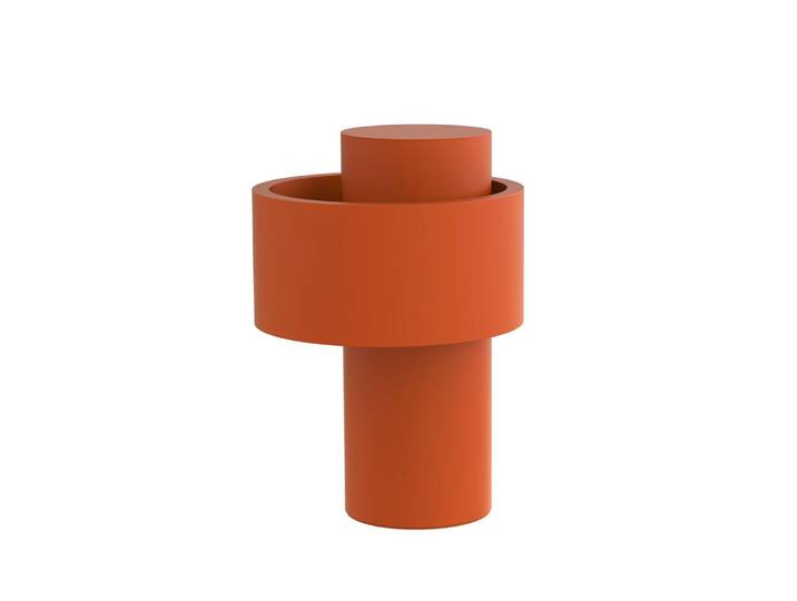 TOOY lampe de table portative NASTRO 563.34 (Terre cuite - Aluminium)