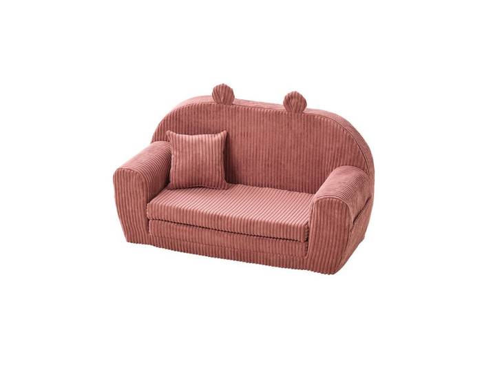 vertbaudet Kindersessel Kindersofa TEDDY ausklappbar, Feincord