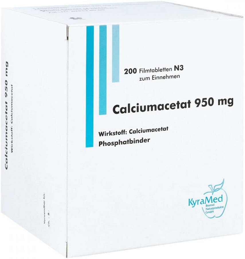Calciumacetat 950 mg Filmtabletten