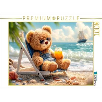 CALVENDO Puzzle Am Strand liegen ist aber auch prima | 1000 Teile Lege-Größe 64x48cm Foto-Puzzle für glückliche Stunden, Sonstige von , Calvendo