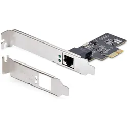 StarTech com PR12GI-NETWORK-CARD, Eingebaut, Kabelgebunden, PCI Express, Ethernet, 2500 Mbit/s, Schw (Mini PCI Express, PCI Express 2.0 x2, PCIe 2.0), Netzwerkkarte, Schwarz