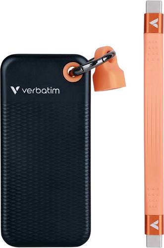 Verbatim Pocket 2TB Externe SSD USB-C (USB 3.2 Gen 2) Schwarz, Orange 32197