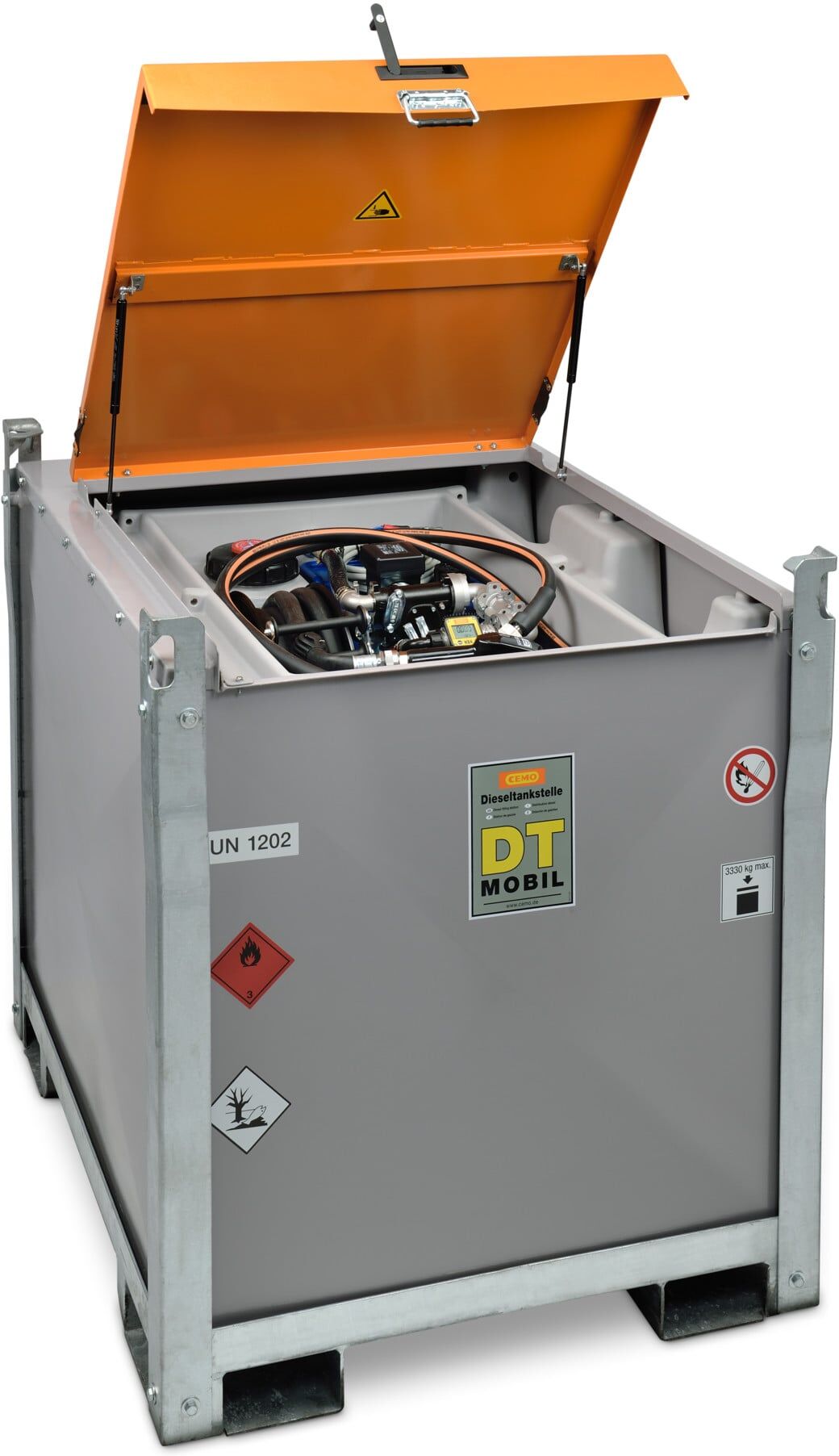CEMO DT-Mobil PRO PE COMBI 850/100 Premium mit Elektropumpe Cematic DUO, 24/12 V (10804)