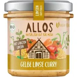 Allos Linsen-Aufstrich Gelbe Linse Curry bio
