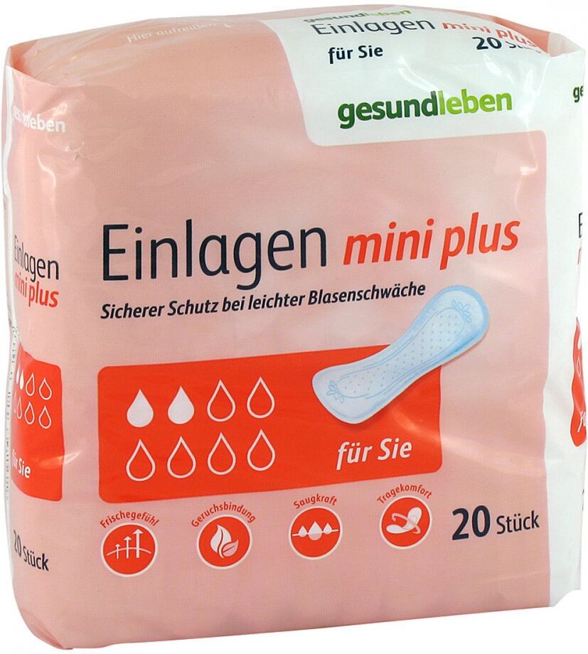 Gesund Leben Einlagen mini plus