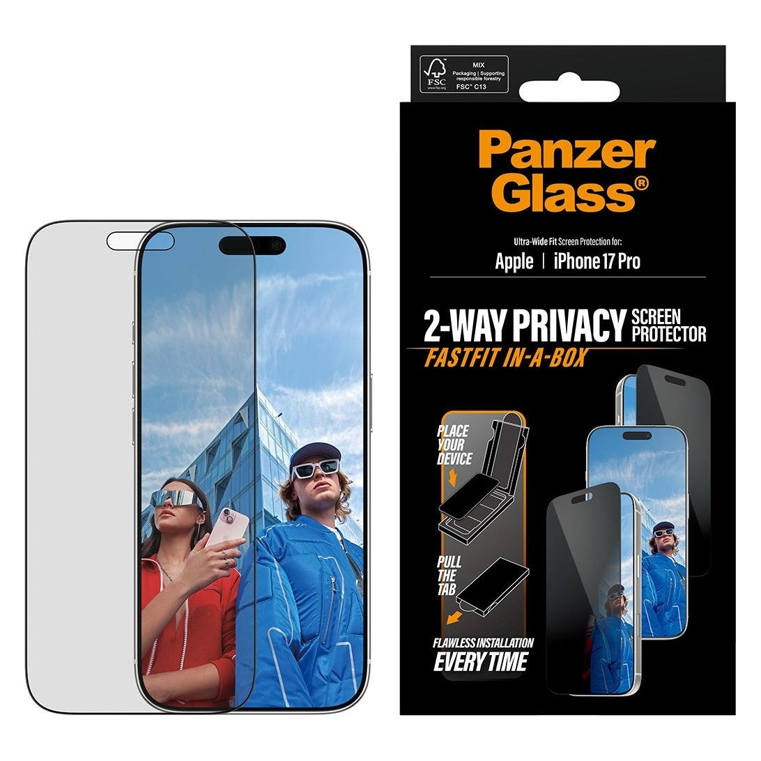 PanzerGlass Privacy Screen Protector (1 Stk., Apple iPhone 17 Pro) (PG74453)