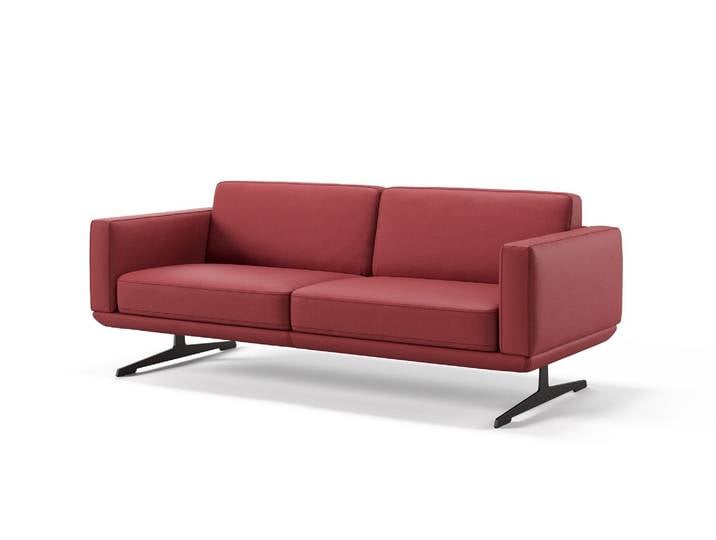 Home Design Ledercouch Leder 3-Sitzer MARETO Relax Sofa