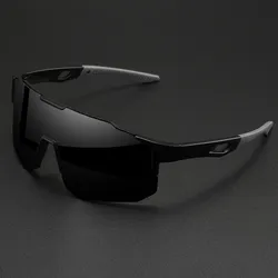 Sportsonnenbrille Oversize mit UV400 und Spiegellinse - C1-black China Mainland