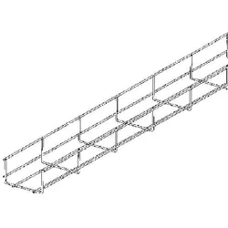 Niedax NIE GR60.060E3 Mini-Gitterrinne U-förmig 60x60mm D3,5mm Edelstahl, Elektronikzubehör + Gehäuse, Silber