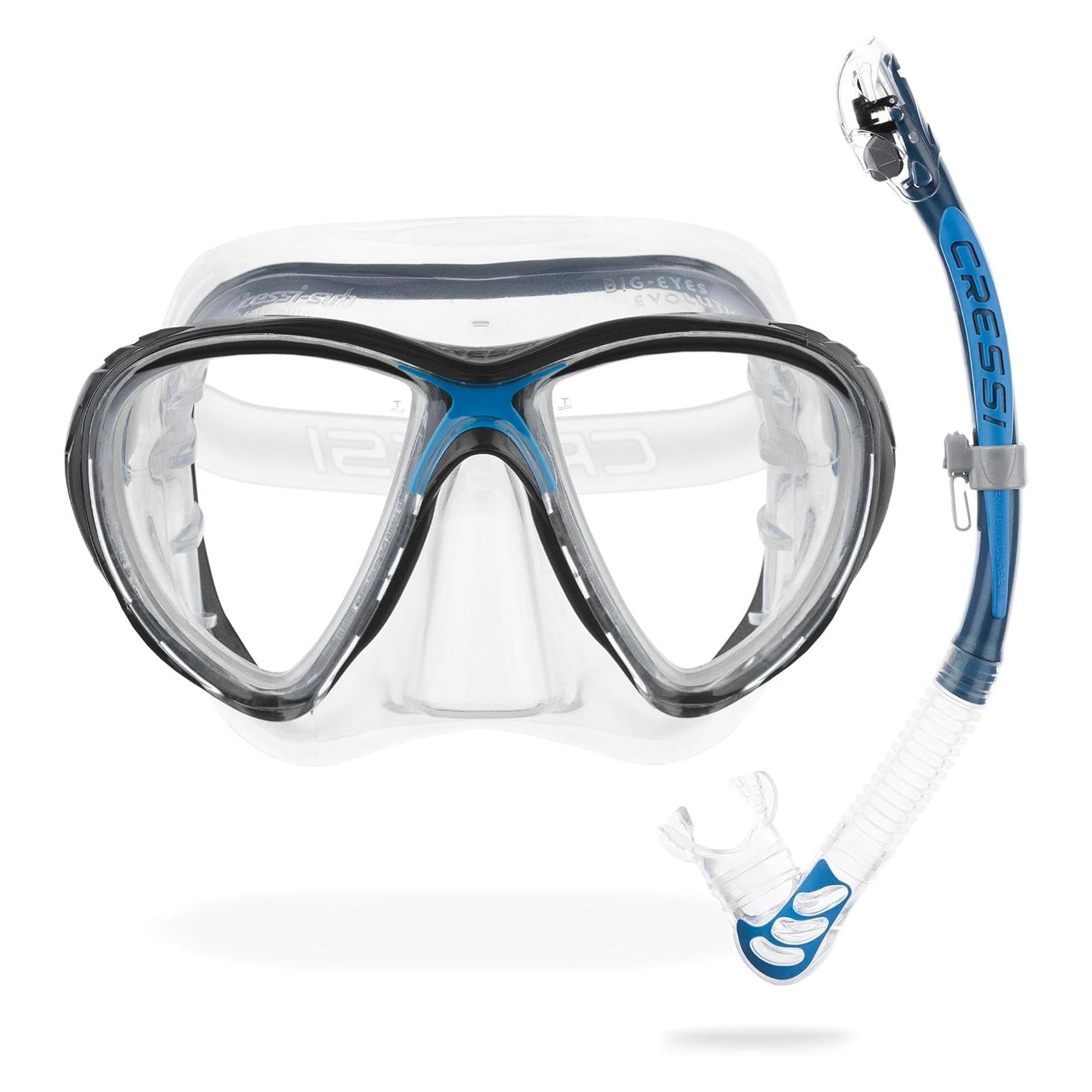 Cressi Big Eyes Evolution + Alpha Ultra Dry (DS337020)