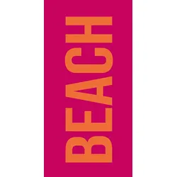 Strandtuch BEACH (BL 90x180 cm) - pink - BL 90x180 cm