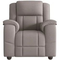 vidaXL Relaxsessel Taupe Stoff