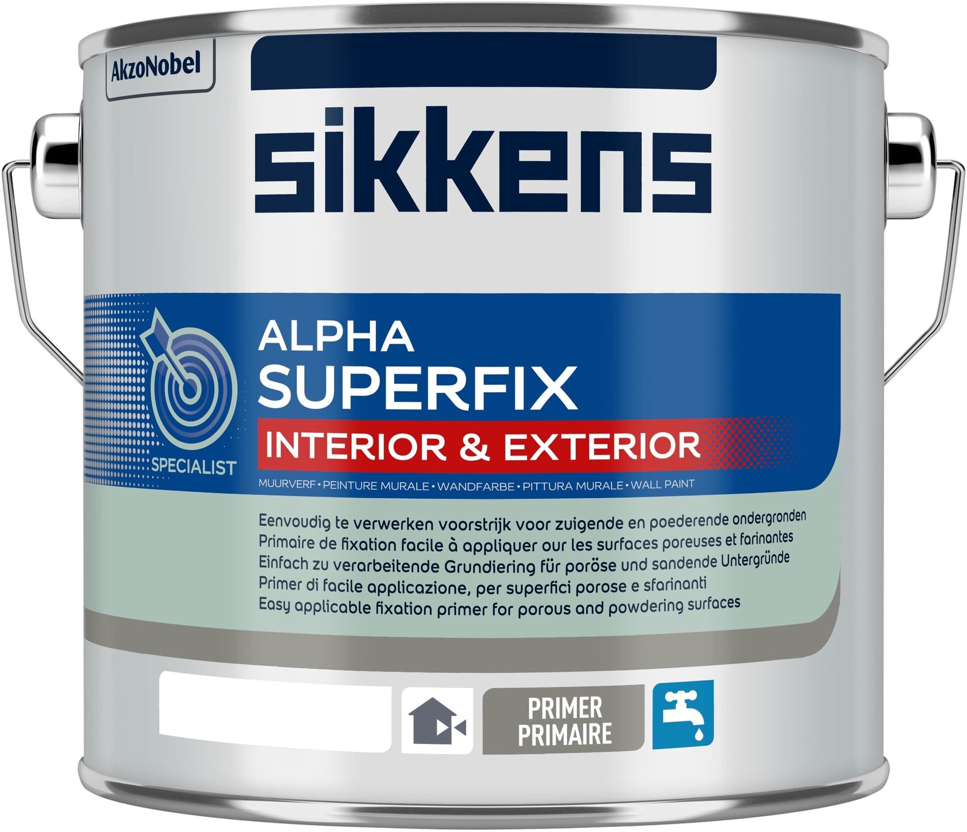 Sikkens Alpha Superfix 2.5 liter   8711115378138   Verf