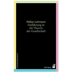 Einführung in die Theorie der Gesellschaft, Fachbücher von Niklas Luhmann