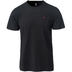 Hi-Tec, Herren, Sportshirt, Herren-T-Shirt PLAYO II Kurzarm (XXL), Schwarz