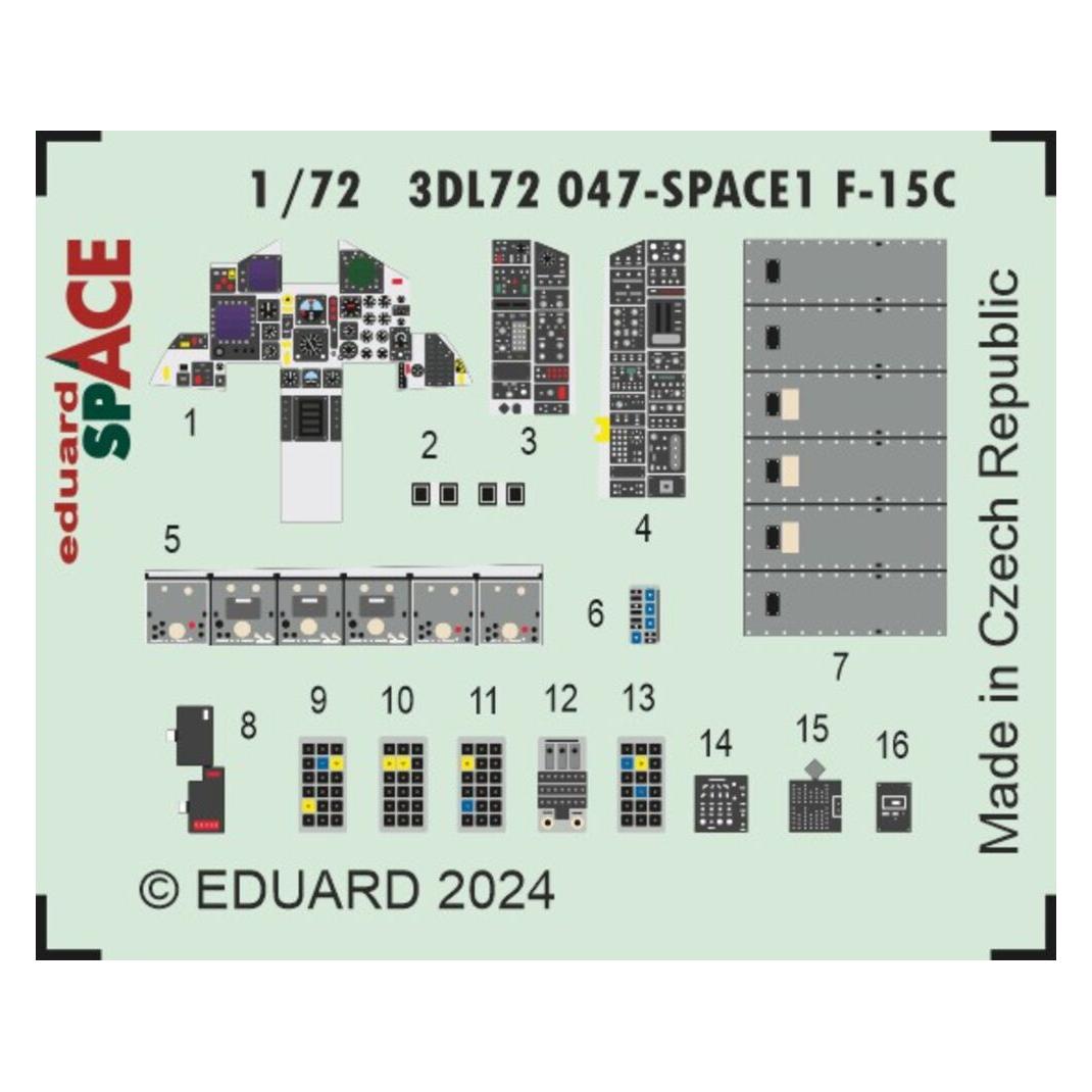 Eduard F-15C SPACE (3DL72047)
