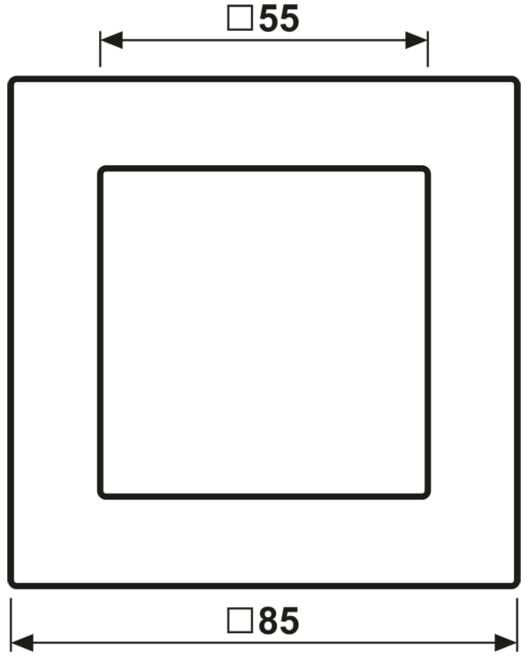 Jung Cadre simple A 550 A5581BFSWM (A5581BFSWM)