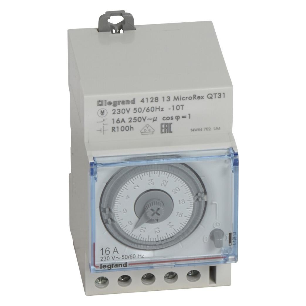 Legrand MicroRex QT31 230V 50-60Hz 412813 Tagesschaltuhr,quarz (412813)