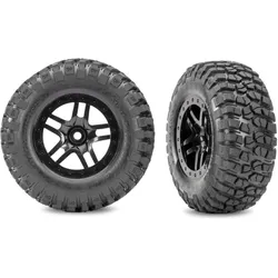 Traxxas BFGoodrich Reifen / SCT Split-Speichenfelgen schwarz (2) Slash 4x4 v/h / 2WD hinten