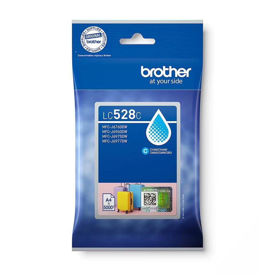 Brother Original LC528C Druckerpatrone cyan 5.000 Seiten