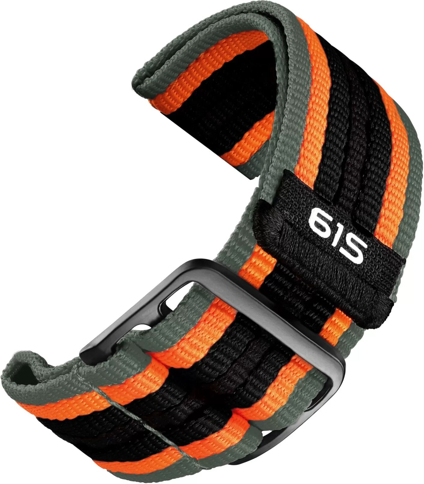 INF Originales Sport-Nylon-Uhrenarmband kompatibel mit Garmin Fenix 8/7X/Forerunner 255 Mehrfarbig