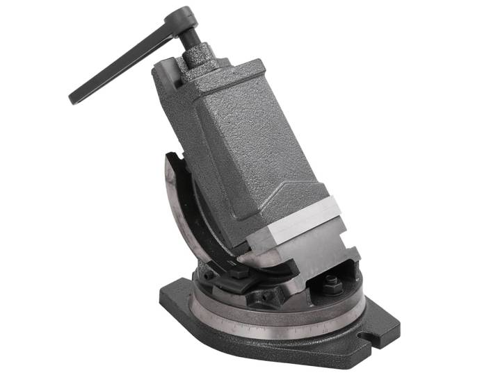 vidaXL 2-Achsen-Schraubstock Kippbar 100 mm