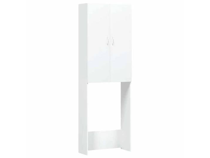 VENTE-FLASH Meuble pour machine à laver - avec stockage - Blanc 64x25 5x190 cm -(14825808413)VIDAXL