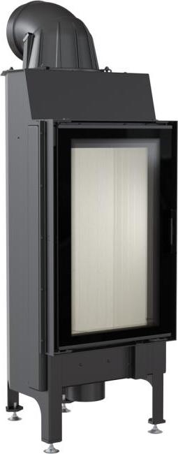 Intelligenter Kamineinsatz aus Stahl KRATKI NADIA 9 kW Ø 200 MSK GLASS