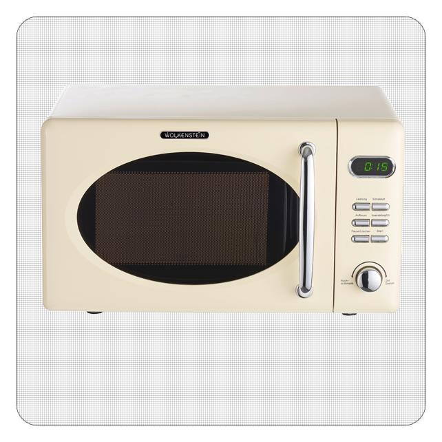 Wolkenstein Mikrowelle WMW720 SC Creme BxHxT 45,1 x 25,6 x 36,1 cm (20 l) (13085)