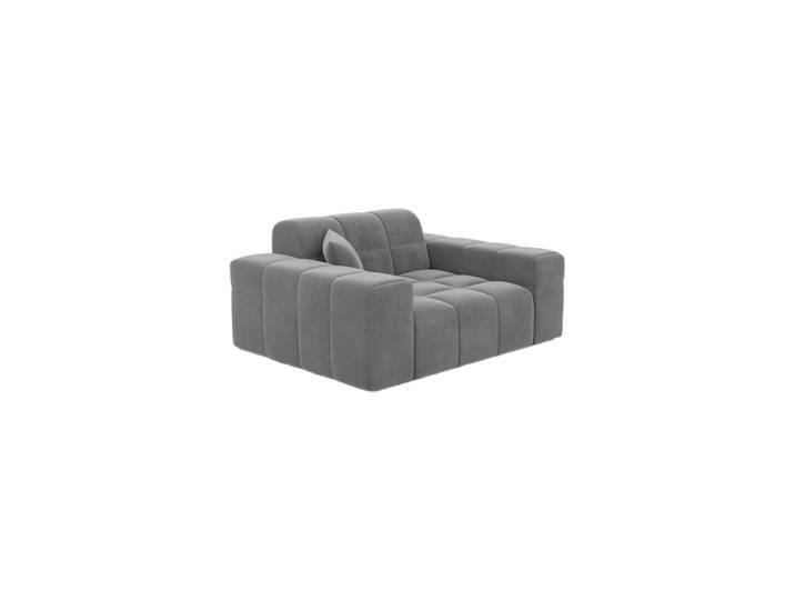 Design Loungesessel „Bloom“ mit Samtbezug Samtbezug Dunkelgrau BLOOMINGLOFT Collection