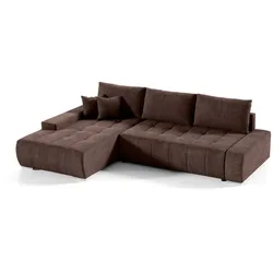 ECKSOFA Jonas 4 Sitzplätze Braun