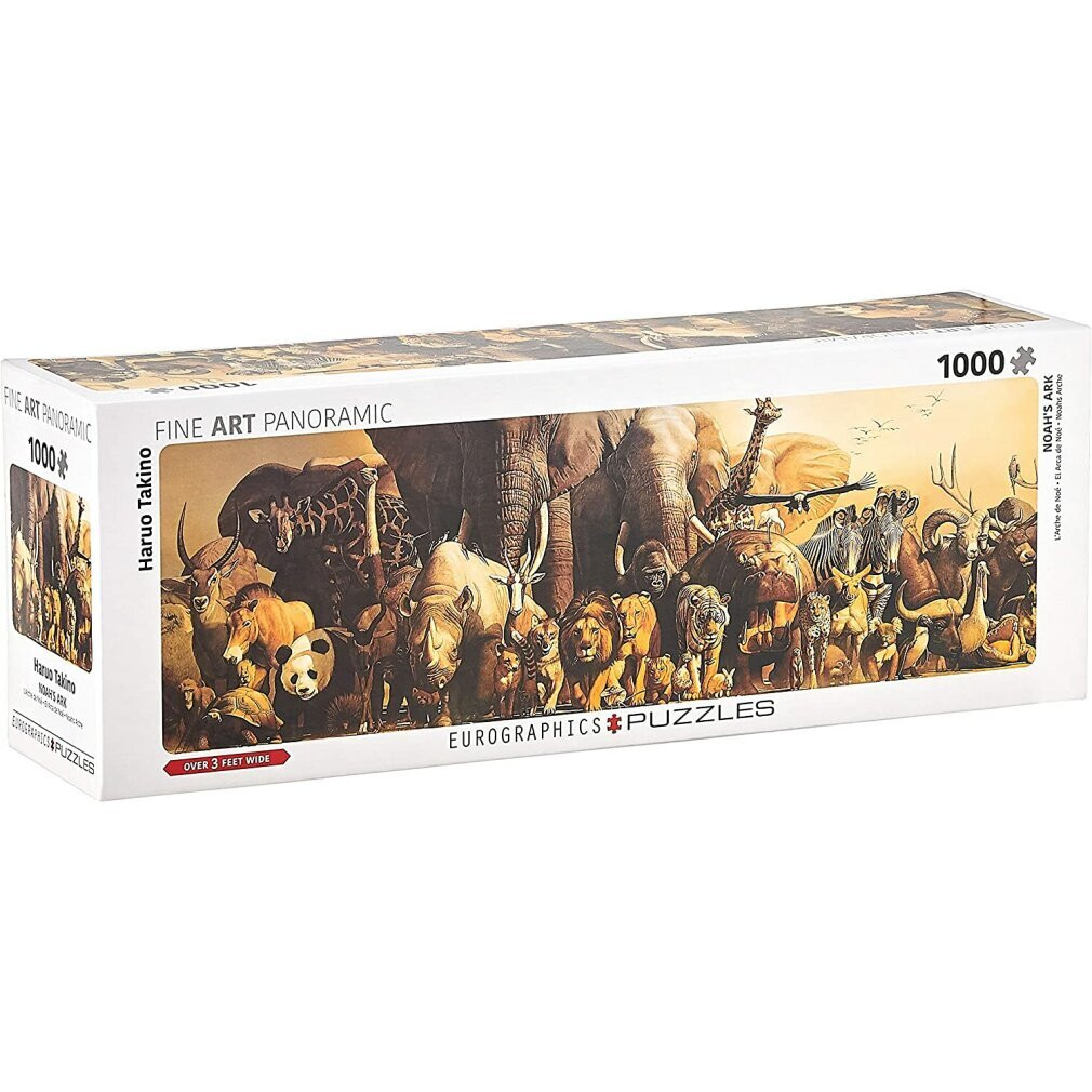 Eurographics 1000-delige panorama-puzzel Dieren van de Ark