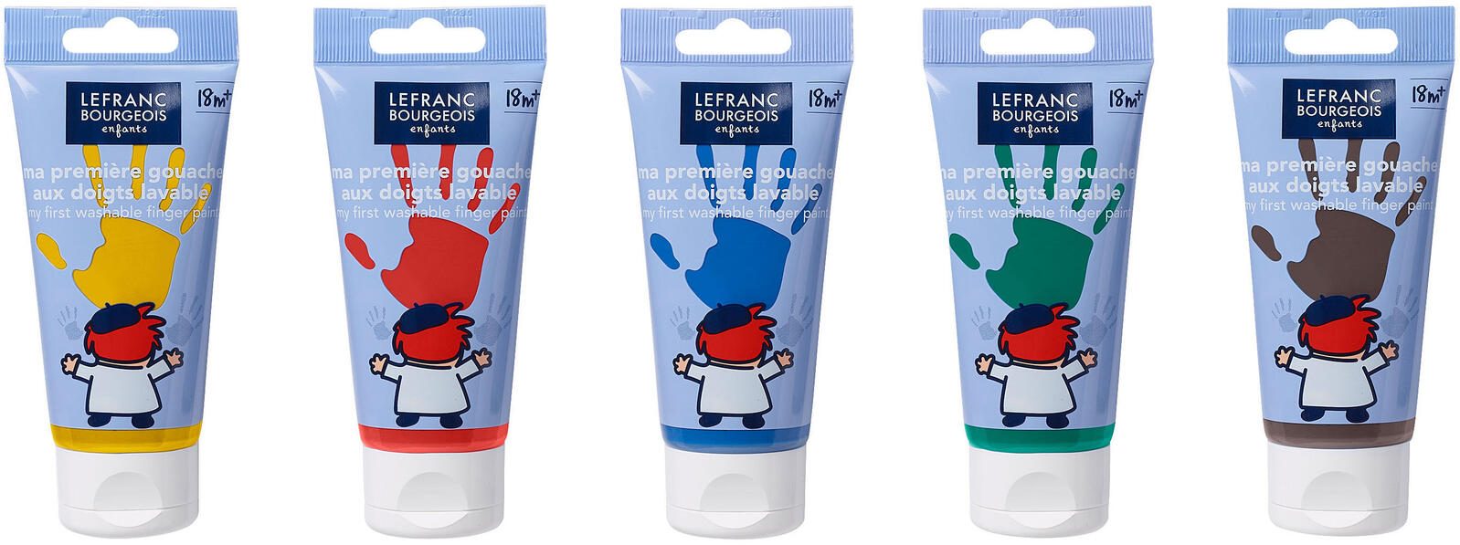LEFRANC BOURGEOIS Fingerfarben farbsortiert 807395