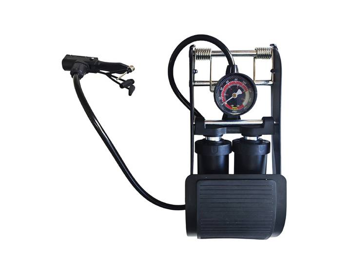 Fussluftpumpe Doppelzylinder 8 bar