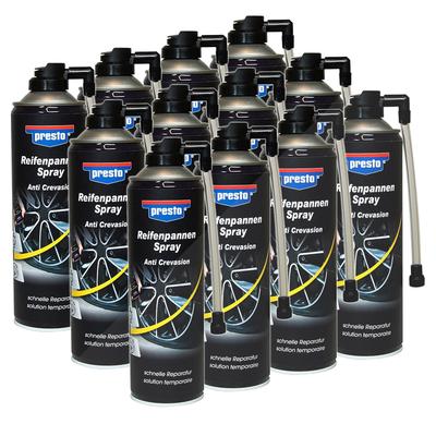 Presto 12x 500ml Reifenpannenspray [Hersteller-Nr. 383298]