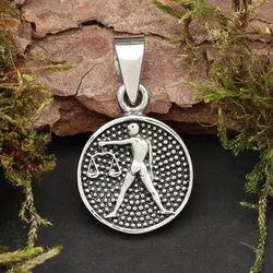 Drachensilber Waage Schmuck Astrologie Sternzeichen 925 Silber Anhänger Schmuck - Silber