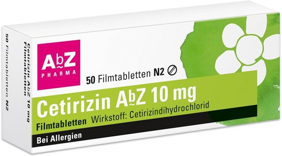 Cetirizin AbZ 10mg 50stk